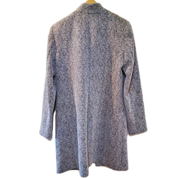 DKNY Women's Gray Notched-Collar Topper Jacket Size 6 - Picture 4 of 11